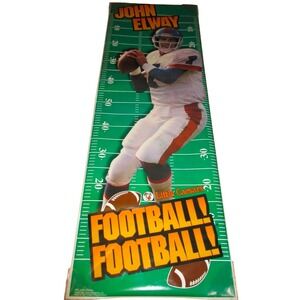 Brand New 1996 John Elway Little Caesars Football Football Poster 60 Inches Tall